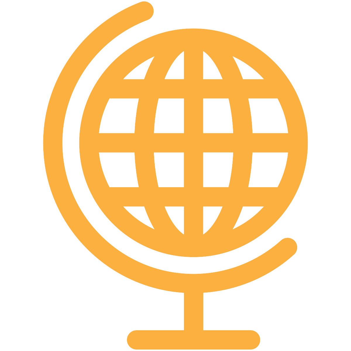 gold globe icon