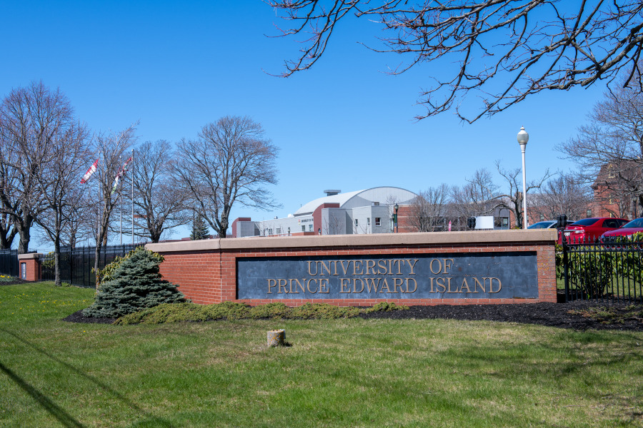 Sign in front of campus
