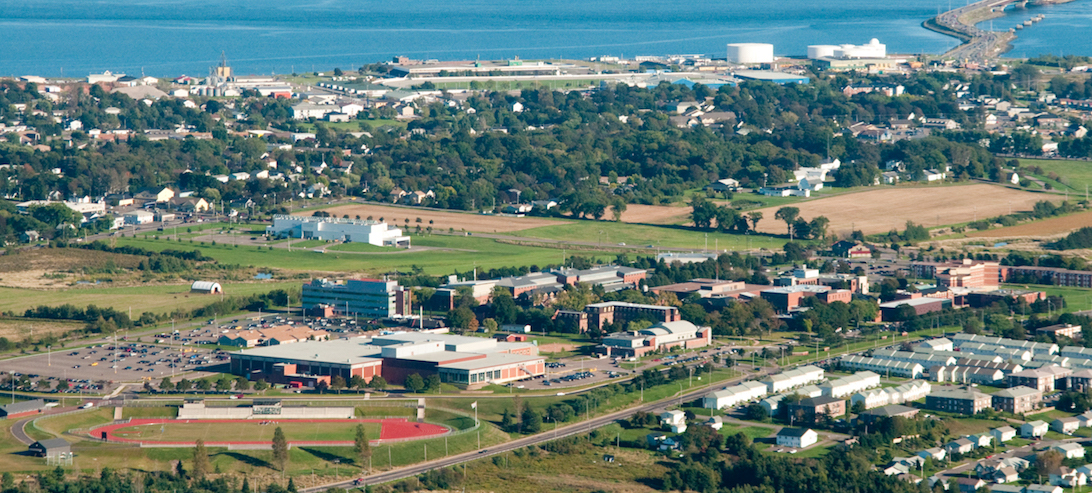 upei campus from the air