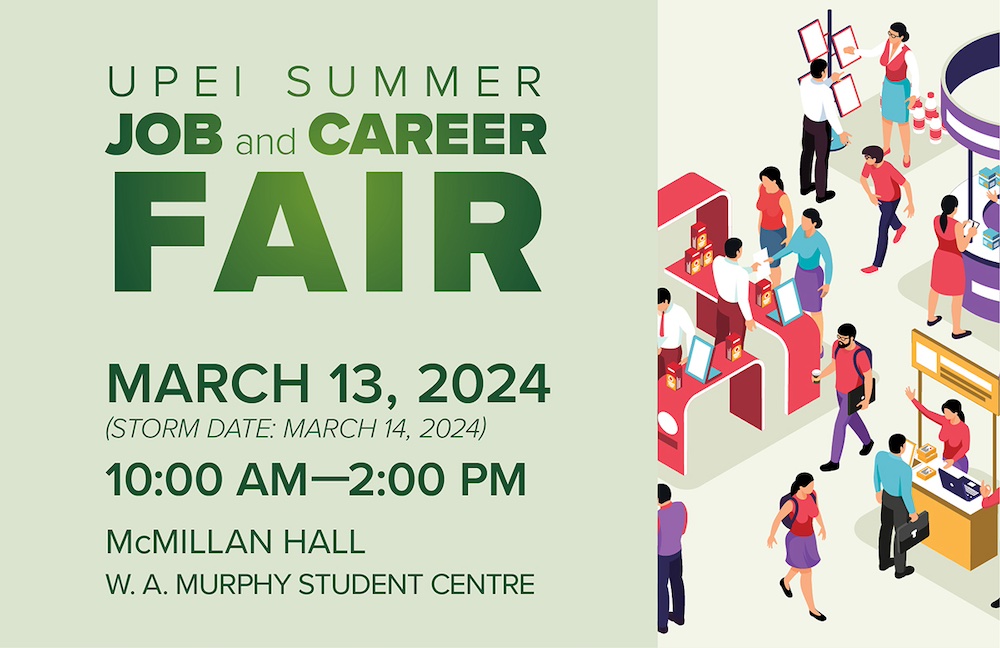 UPEI Summer Job and Career Fair, March 13, 2024