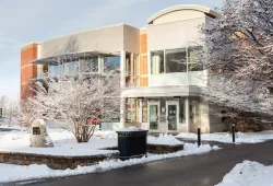the student centre in winter