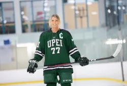 Lexi Murphy, captain of the UPEI Women's Hockey Panthers