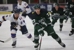 The UPEI Men's Hockey Panthers return to the MacLauchlan Arena for the first time since November 4. They will take on the Université de Moncton Aigles Bleus on November 21 for a rare Tuesday-night home game at 7:00 pm.