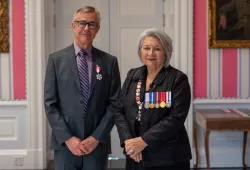 Dr. Ian Dohoo and the Governor General of Canada