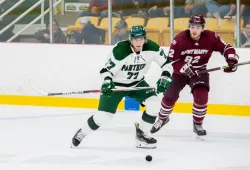 The UPEI Men’s Hockey Panthers take on the Saint Mary's University Huskies in a best-of-3 quarter-final matchup beginning in Halifax on Thursday, February 15.