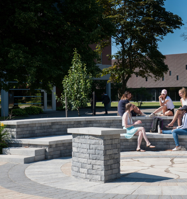 Students on campus