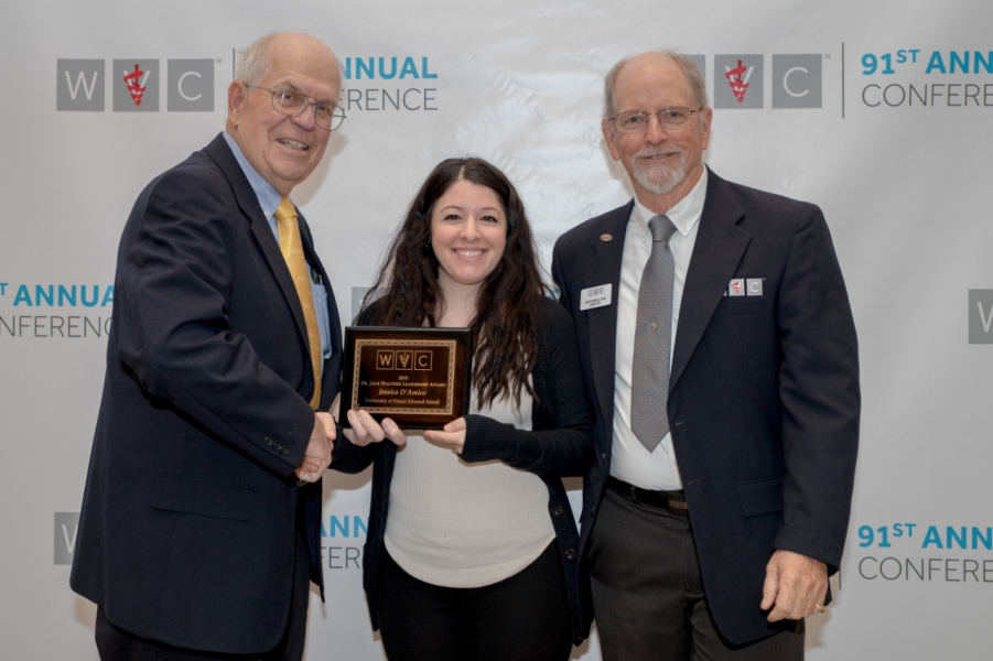 Jessica D’Amico presented with the 2019 Jack Walther Leadership Award Jessica D’Amico presented with the 2019 Jack Walther Leadership Award