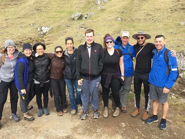 A group of students in the Faroe Islands