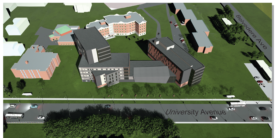 new upei residence mockup