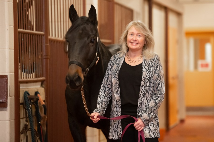 Dr. Laurie McDuffee with Rue Dr. Laurie McDuffee with Rue