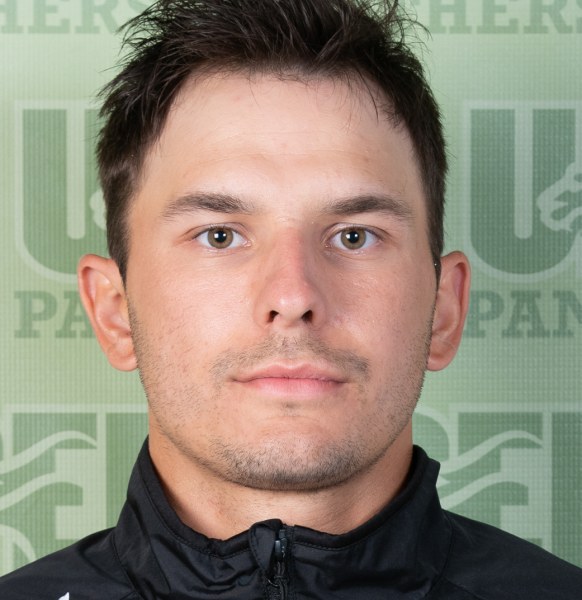 Troy Lajeunesse A serious-looking male athlete in Panthers hockey gear