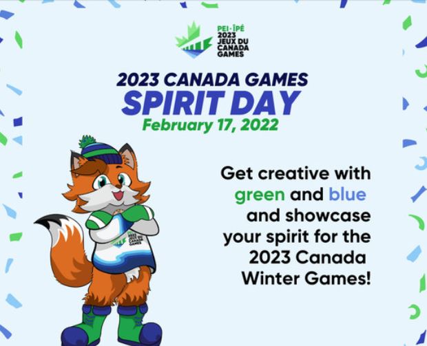 graphic image for Canada Winter Games Spirit Day