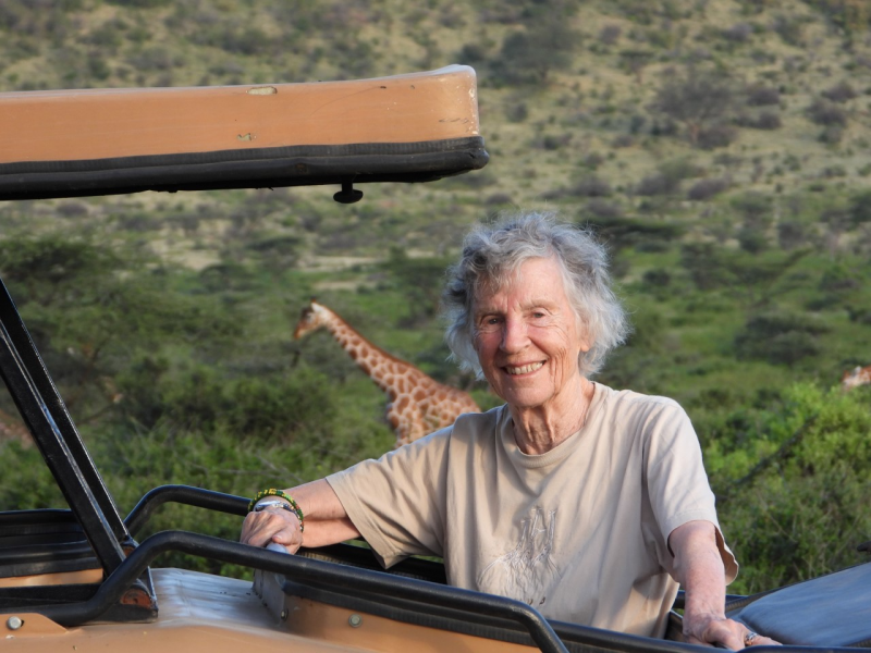 Dr. Anne Innis Dagg is "The Woman Who Loves Giraffes."