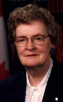 Hon. Doris M. Anderson (copyright Michael Bedford Photography, Ottawa) portrait photo of Doris Anderson
