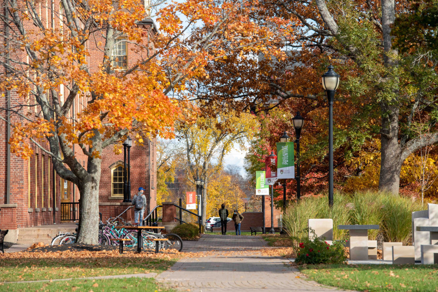 photo of campus in the fall