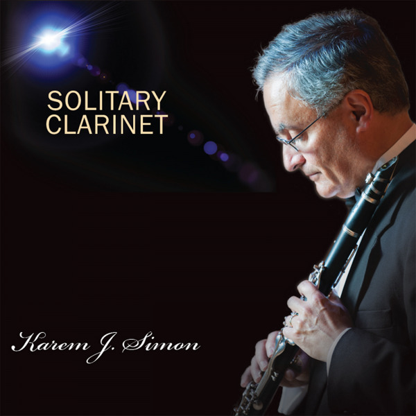 Cover of Dr. Karem Simon's first solo album, Solitary Clarinet Solitary Clarinet cover