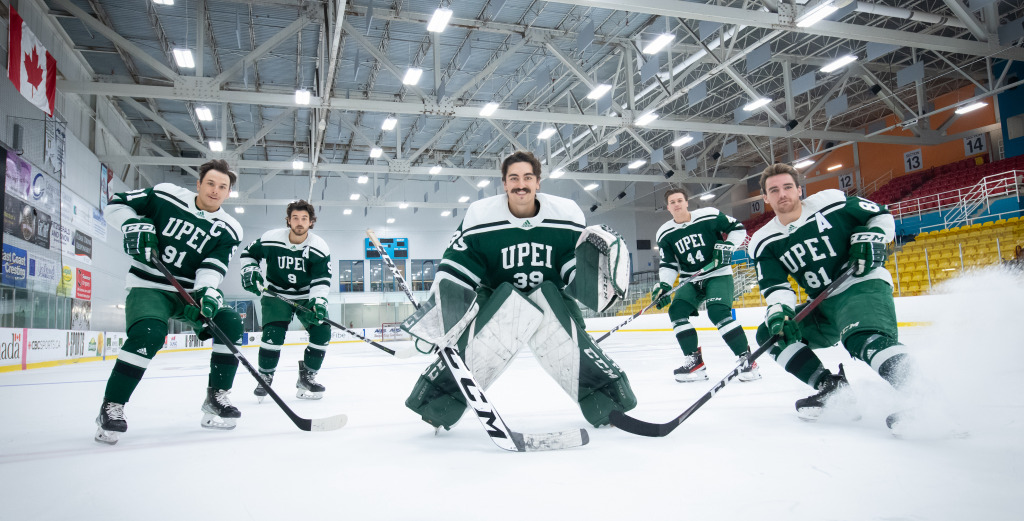 UPEI Men’s Hockey Panthers named to U SPORTS all-star team—Troy Lajeunesse, Kyle Maksimovich, Jonah Capriotti, Matt Brassard, and TJ Shea