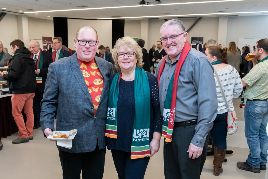 Charles (Chuckie) Keating, Charlene Morrison, and David Morrison enjoy the last UPEI New Year’s Day Levee held in 2020. Charles (Chuckie) Keating, Charlene Morrison, and David Morrison enjoy the last UPEI New Year’s Day Levee held in 2020.
