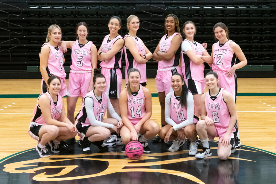 UPEI Women’s Basketball Panthers will wear their alternate pink jerseys in support of the Canadian Cancer Society during Friday night’s game against UNB.