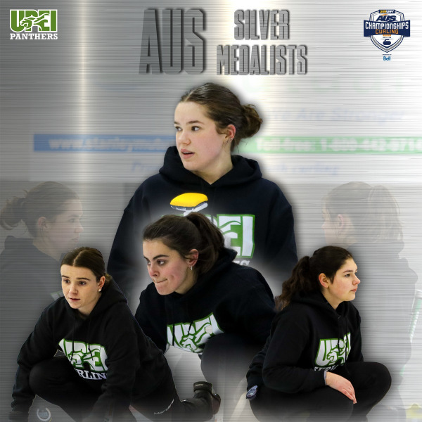 UPEI Women’s Curling Panthers team members: Beth Stokes (lead), Sydney Howatt (mate), Lexie Murray (second), and Rachel MacLean (skip) UPEI Women’s Curling Panthers team members: Beth Stokes (lead), Sydney Howatt (mate), Lexie Murray (second), and Rachel MacLean (skip)