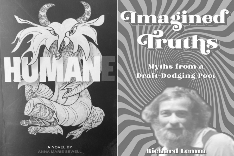 Anna Marie Sewell’s Indigenous crime novel, Human(e), and Richard Lemm’s memoir, Imagined Truths: Myths from a Draft-Dodging Poet