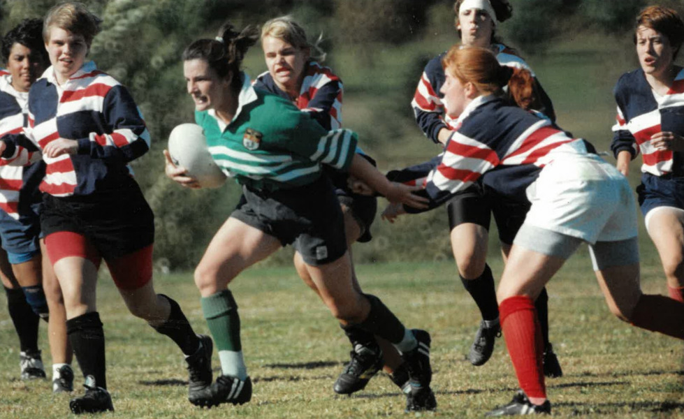 Prior to the UPEI Women’s Rugby Panthers game against St. Francis Xavier University on Saturday, UPEI Athletics and Recreation will recognize Panther Rugby great Shannon Gillis Atkins (featured carrying the ball in the picture).