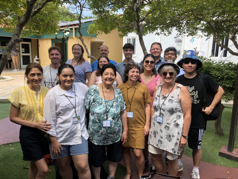 Dr. Laurie Brinklow, front row right, with some of the UPEI participants at the recent Turning the Tide conference in Aruba UPEI participants at Turning the Tide conference