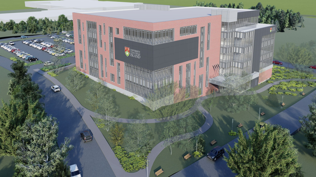 Concept rendering of the health education building at UPEI Concept rendering of the health education building at UPEI