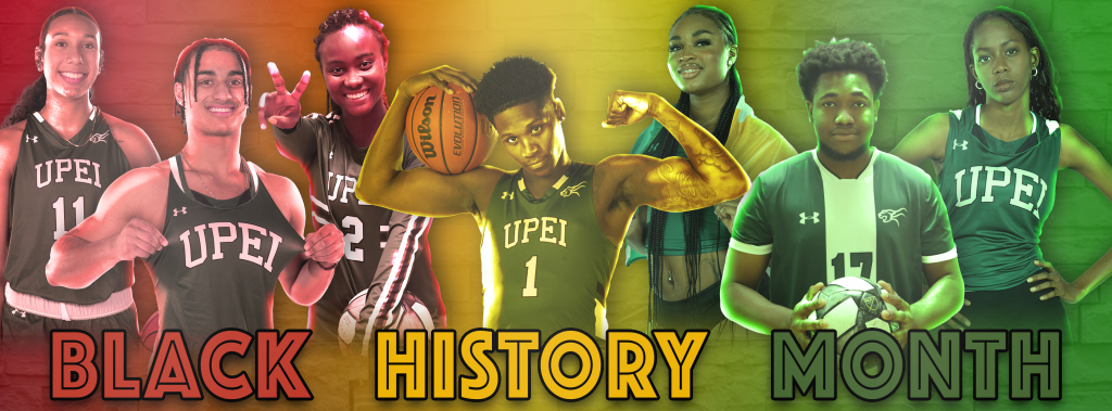 UPEI Basketball Panthers Black History Month graphic UPEI Basketball Panthers Black History Month graphic