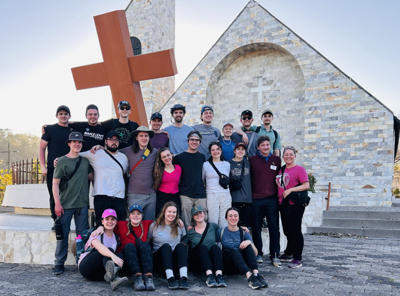 Members of the UPEI Engineering Brigade in Honduras UPEI Engineering Brigade