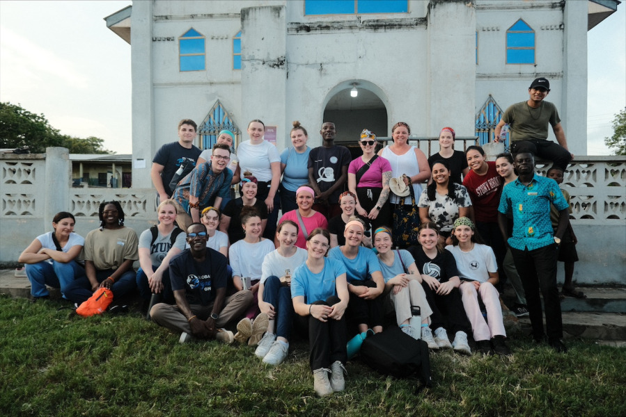 Members of the UPEI Global Brigades Medical Chapter pose for a group photo in Ghana Members of the UPEI Global Brigades Medical Chapter pose for a group photo in Ghana