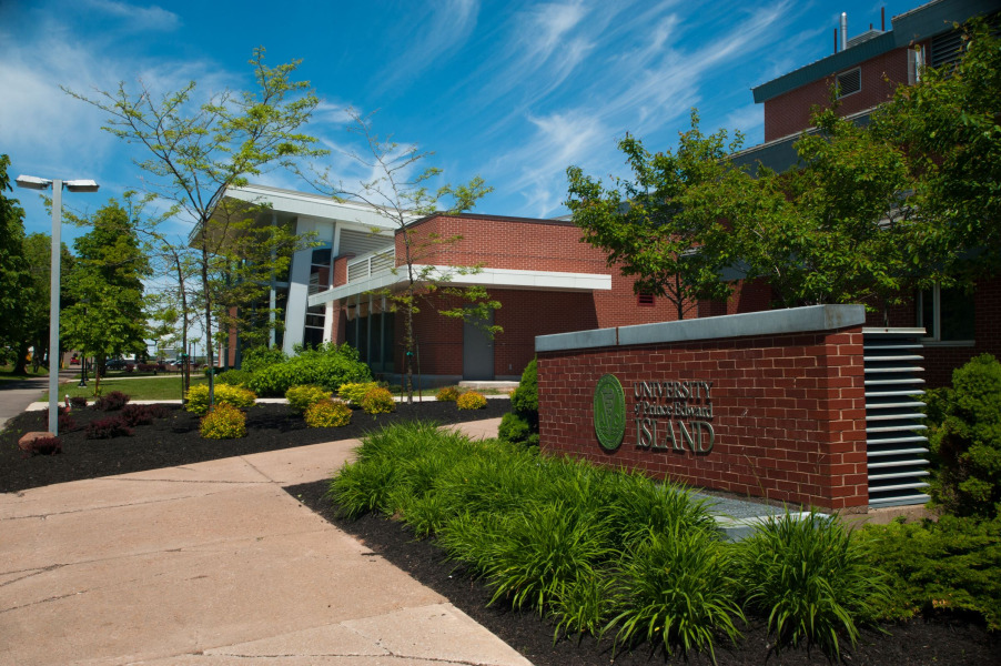 photo of brick building on university campus