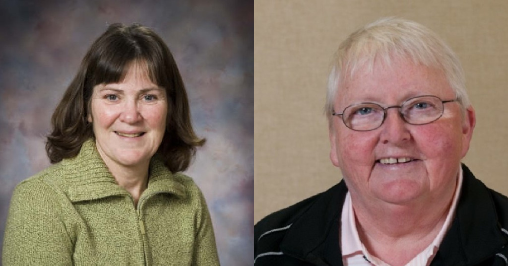 Barb Carmichael and the late Barb Mullaly Barb Carmichael and the late Barb Mullaly