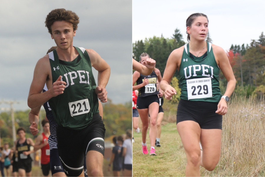 UPEI Panthers cross country team members Jack Roberts and Stefania Angona UPEI Panthers cross country team members Jack Roberts and Stefania Angona