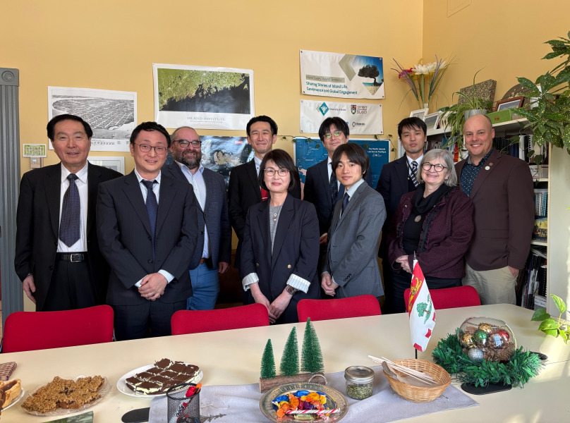 A delegation from Japan visits UPEI.