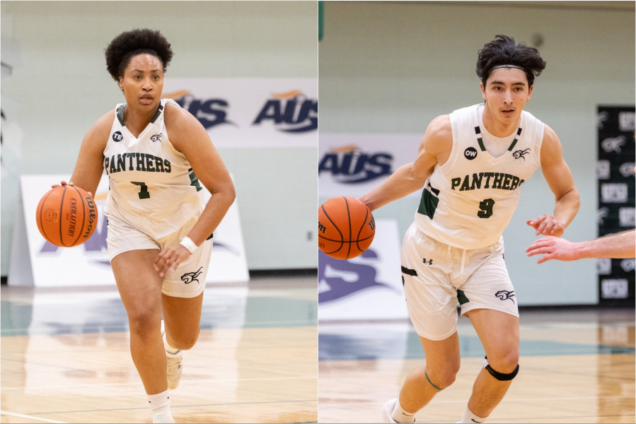 Karla Benitez and Matthew Magnan lead the UPEI Panthers basketball teams into battle on Saturday, January 31, against Acadia University.