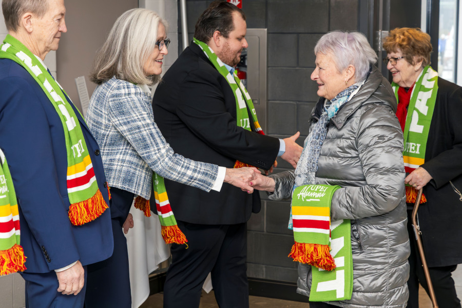 Guests at UPEI's New Year's Levee