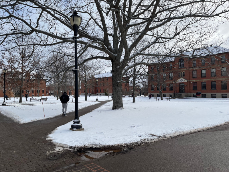 photo of quad in the winter 