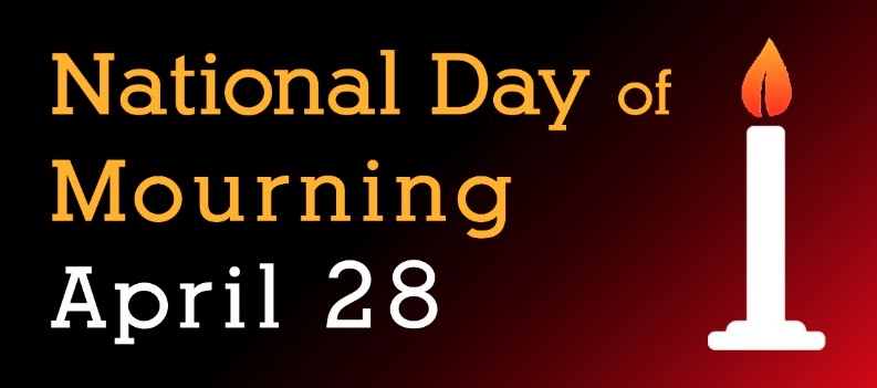 graphic for National Day of Mourning