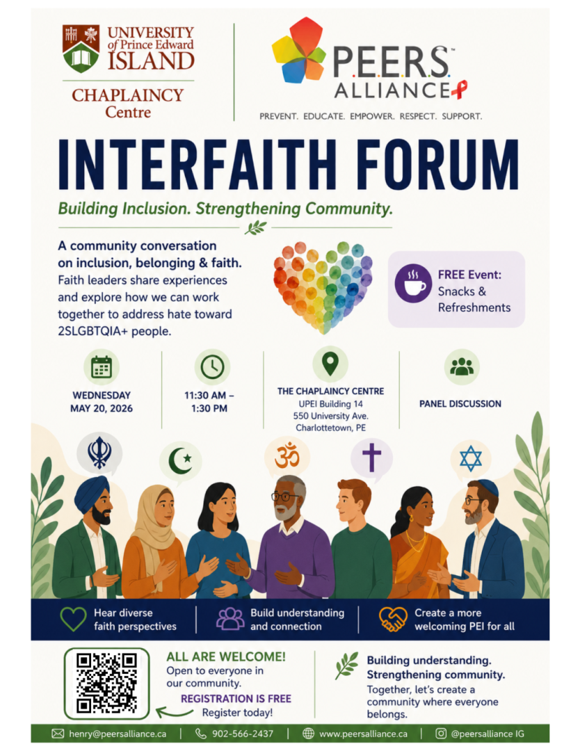 Interfaith forum poster