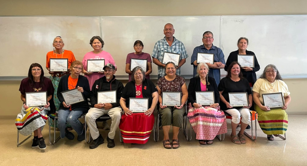 Mawi-lukutimk 2026 participants who earned a certificate in the Mi’kmaw Language IKE-2010-1 course.