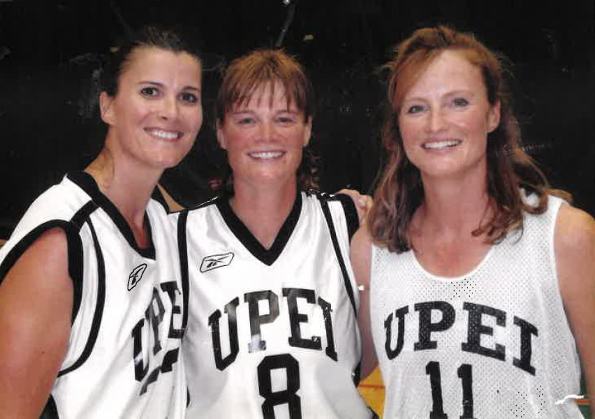 Sisters Lori Lancaster, Susan (Deighan) Knickle, and Stephanie Knickle