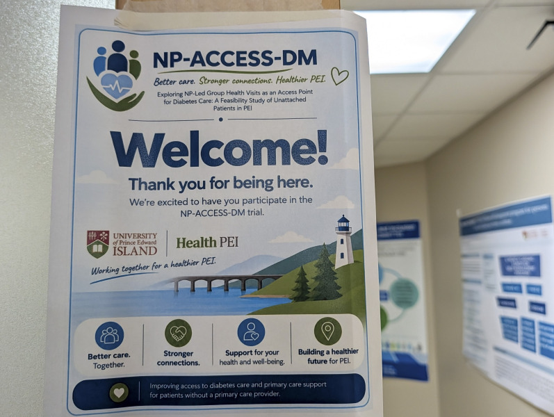 NP-Led Diabetes Group Health Visits in PEI: Feasibility Study poster