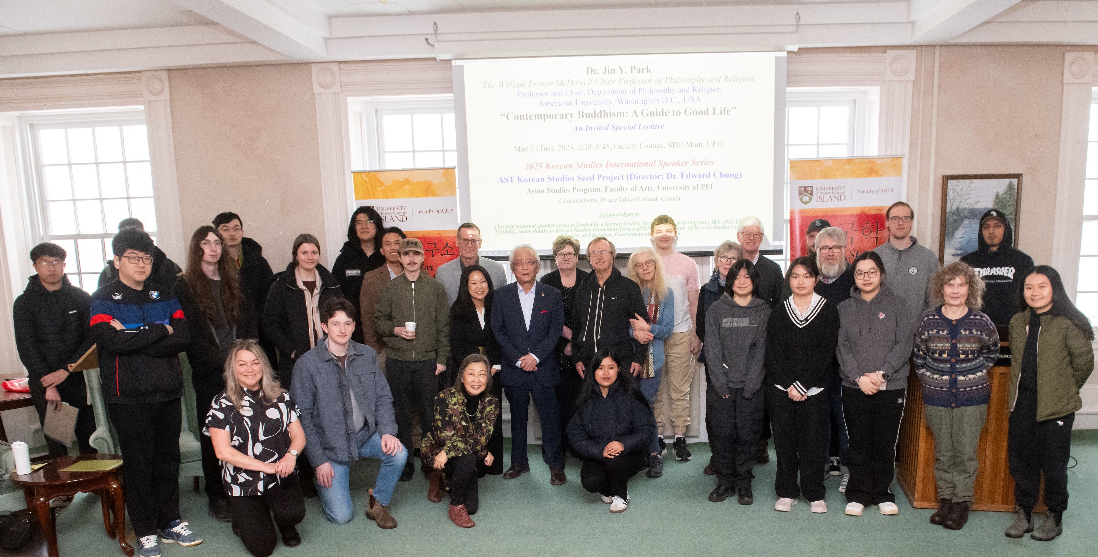 Participants at Dr. Jin Park's talk during the Asian Studies International Speakers Series