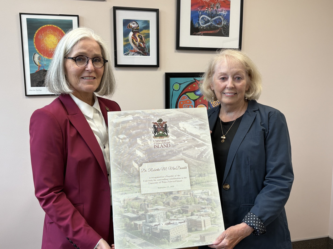 President Rodgers and Dr. Roberta MacDonald