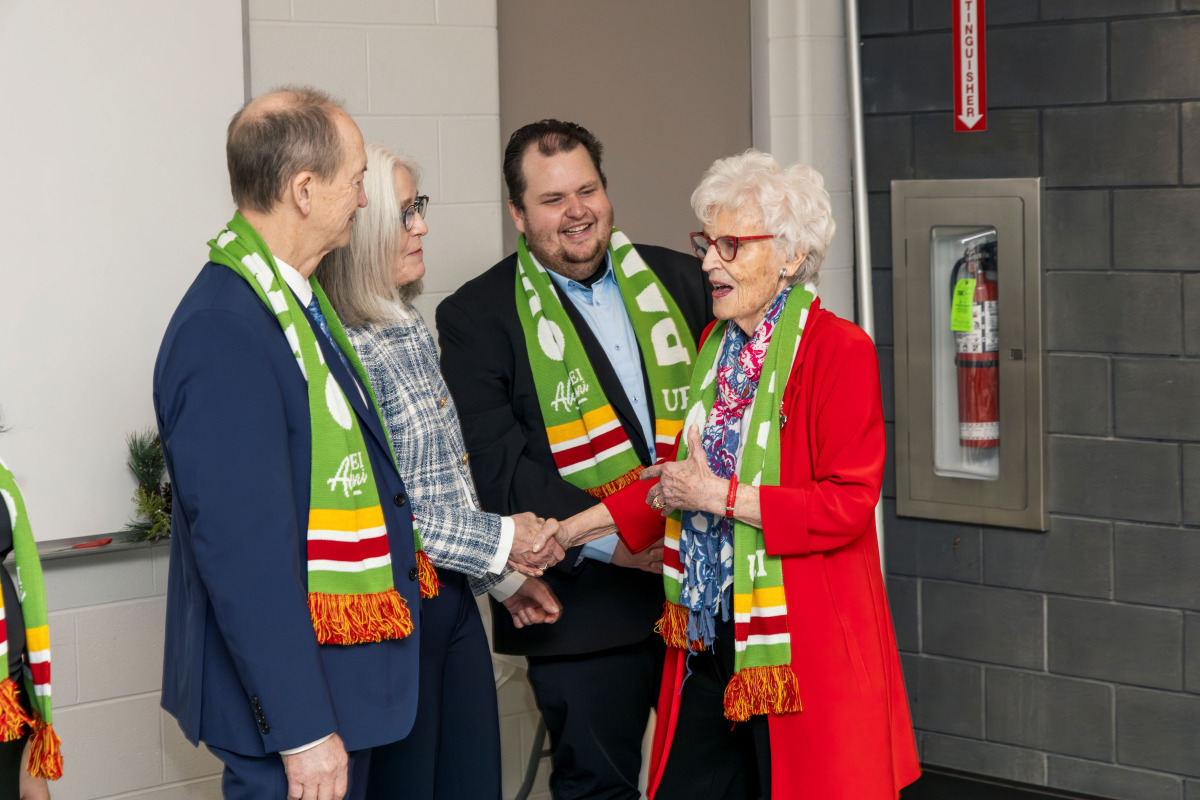 Hon. Catherine Callbeck at UPEI New Year's Day Levee