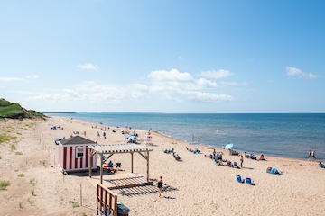 a north shore PEI beach