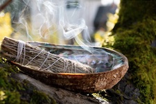 ceremonial smudging