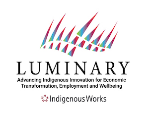 indigenous works luminary program logo