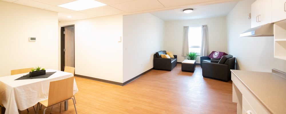 new residence room at UPEI